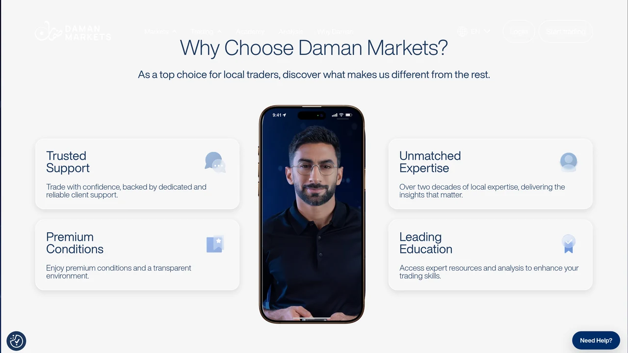 مراجعة Daman Markets للمتداولين في الإمارات